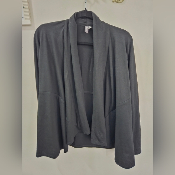 Ibex Sz.xs 100% Merino Draped Open Sweater - Picture 2 of 6